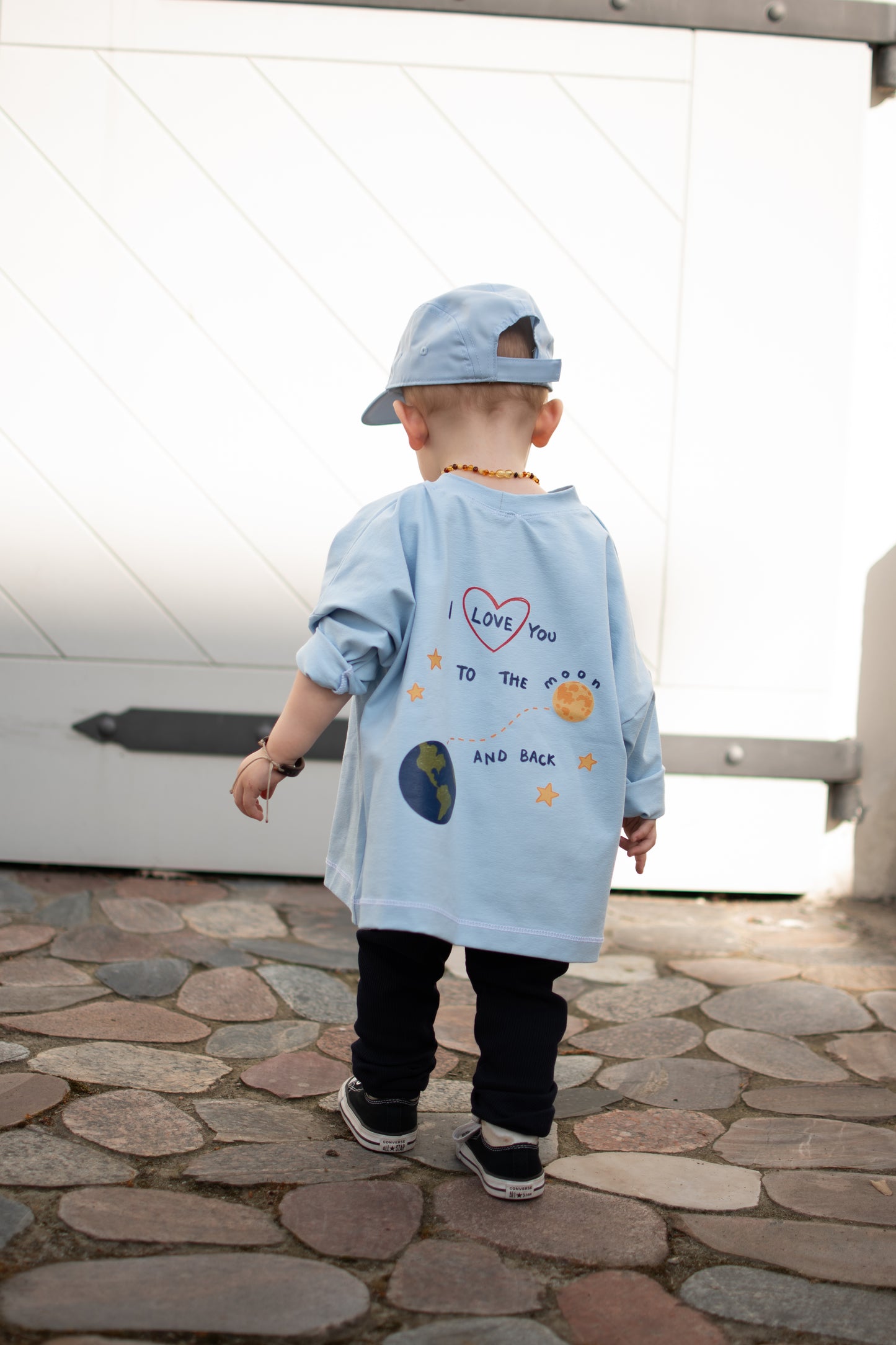 Oversize-Shirt „To the Moon and Back“