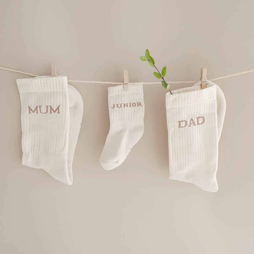Organic Socks - MUM - Sand