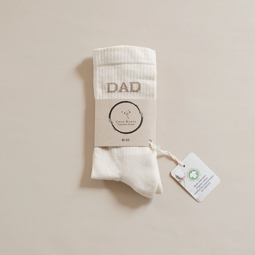 Organic Socks - DAD - Sand