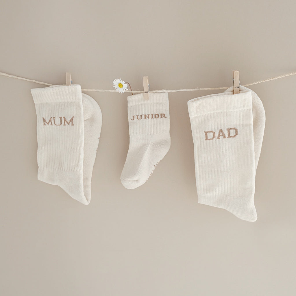 Organic Socks - MUM - Sand