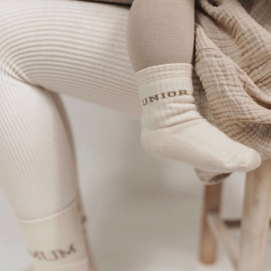 Organic Socks - JUNIOR - Sand