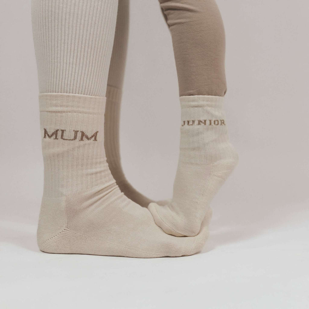 Organic Socks - MUM - Sand