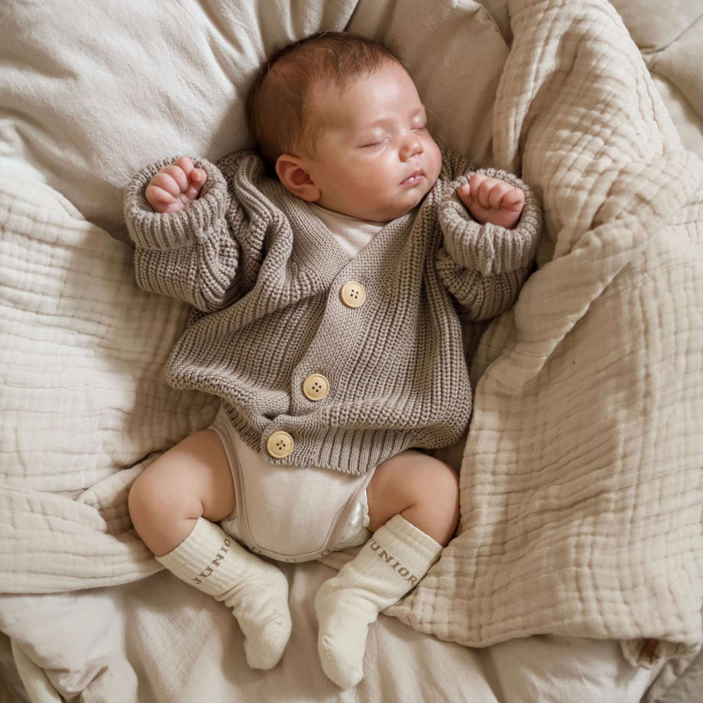 Organic Socks - JUNIOR - Sand