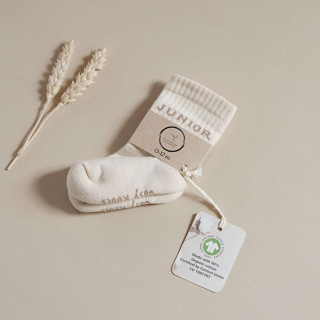 Organic Socks - JUNIOR - Sand