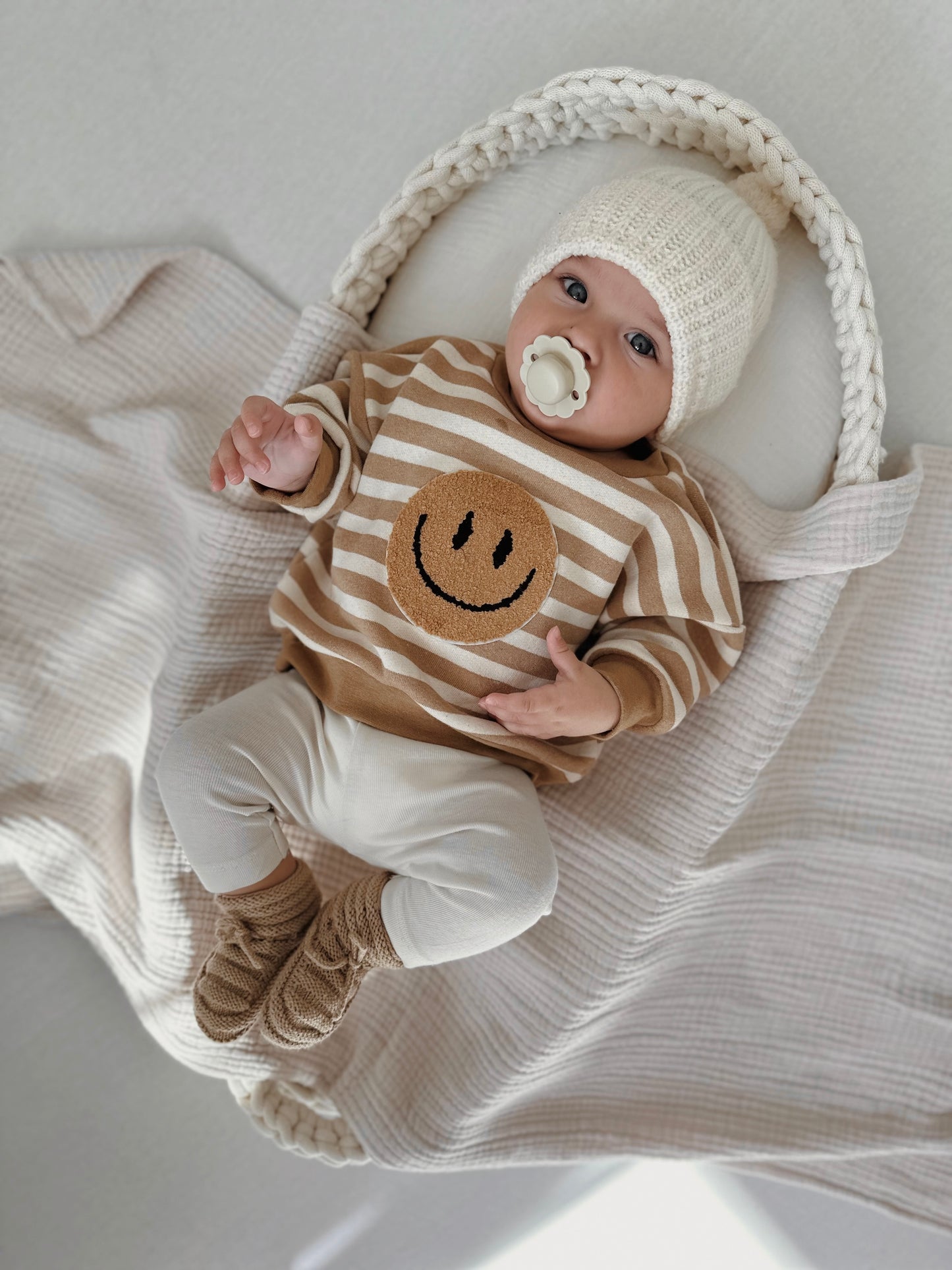 Oversized Sweater, wahlweise mit Patch