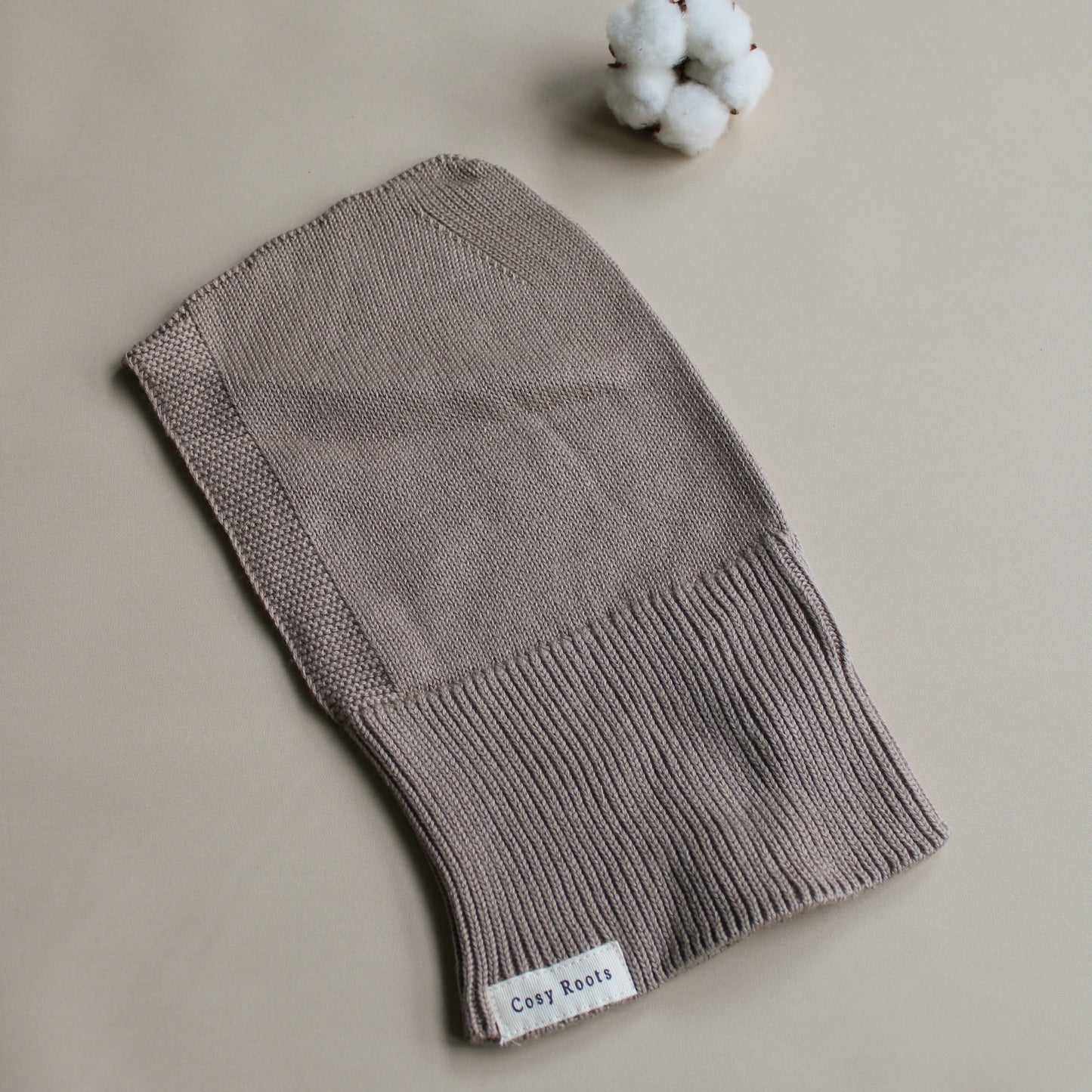 Organic Knit Balaclava - Caramel 🤎