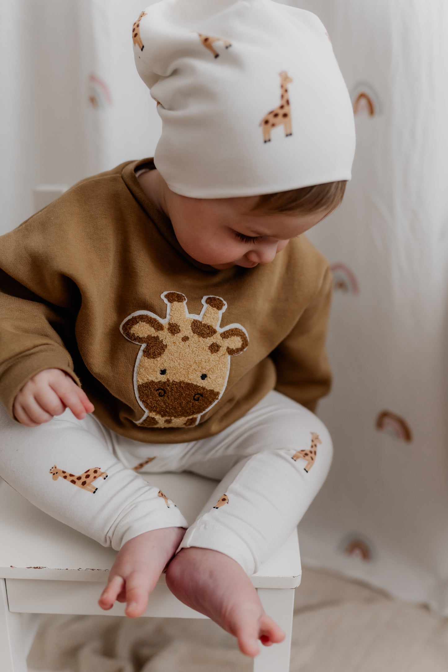 Giraffen Set 🦒 - Sweater + Hose + Mütze
