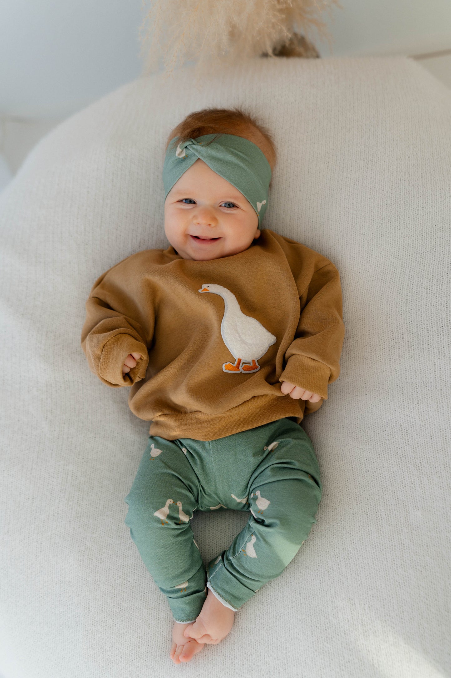 Gänse Set 🦆 - Sweater + Leggin + Stirnband/Beanie