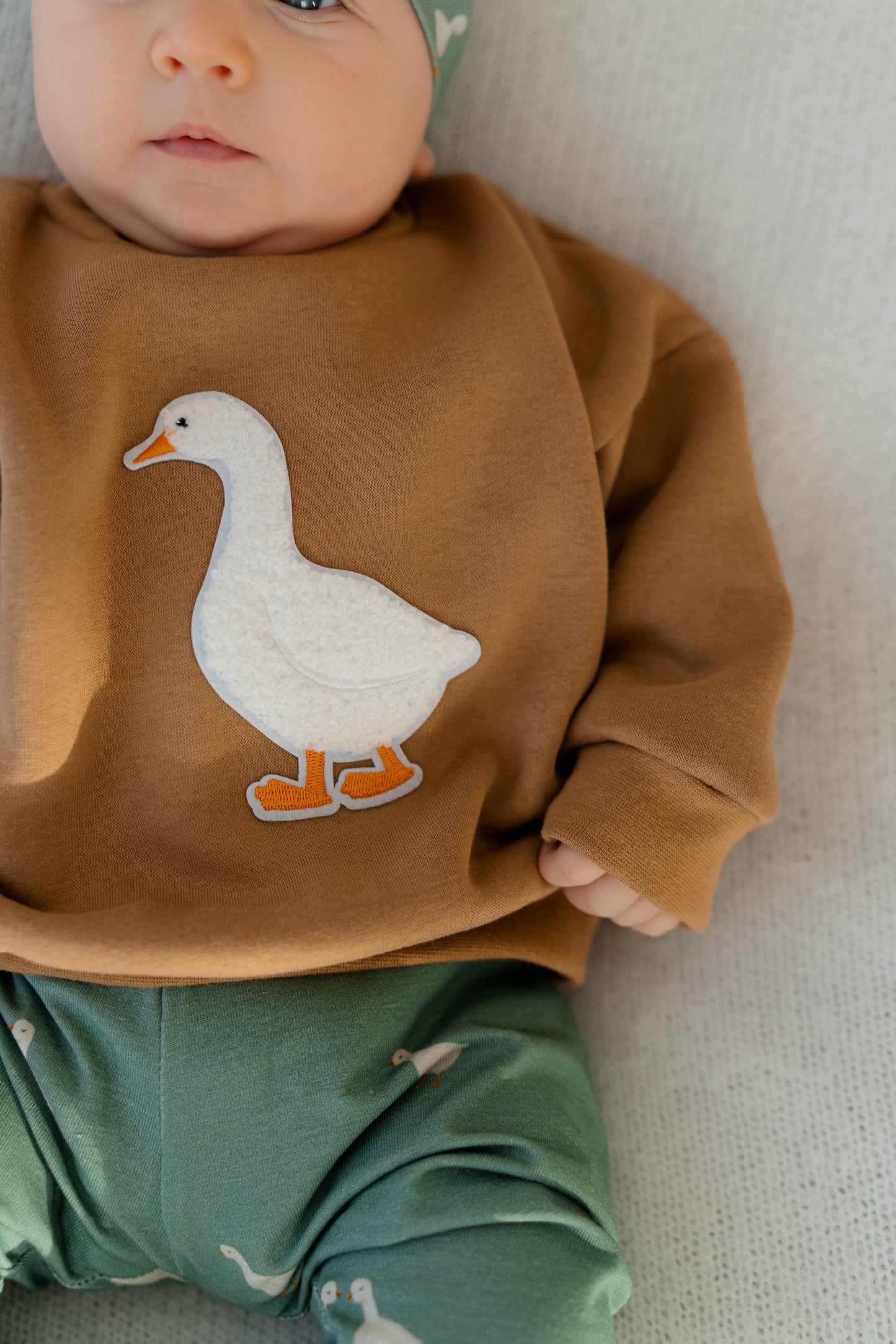 Gänse Set 🦆 - Sweater + Leggin + Stirnband/Beanie