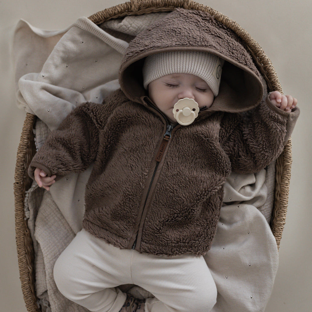 Organic Teddy Jacke - Mocha