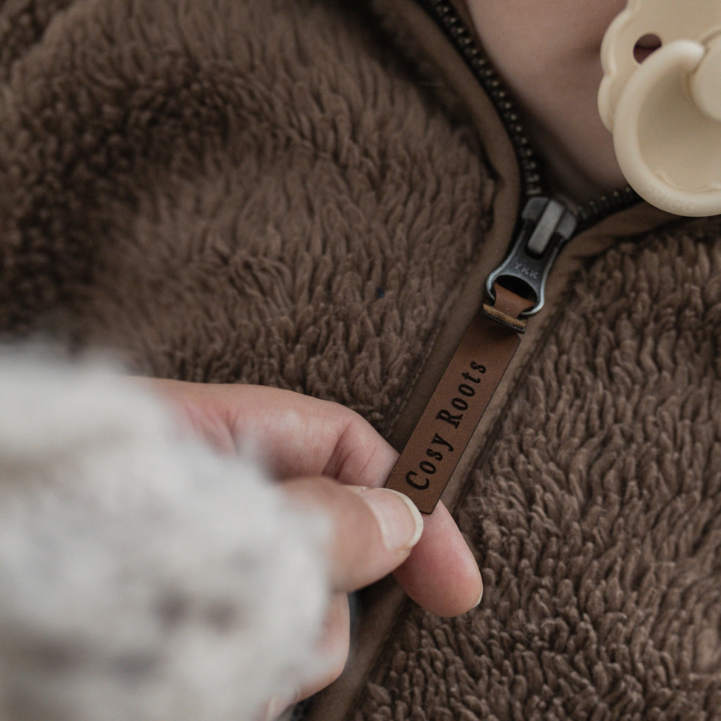 Organic Teddy Jacke - Mocha