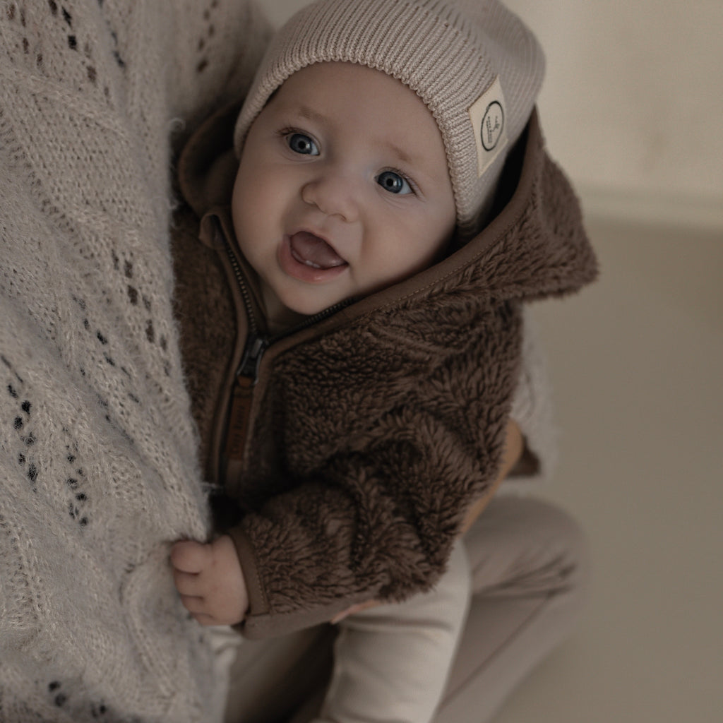 Organic Teddy Jacke - Mocha