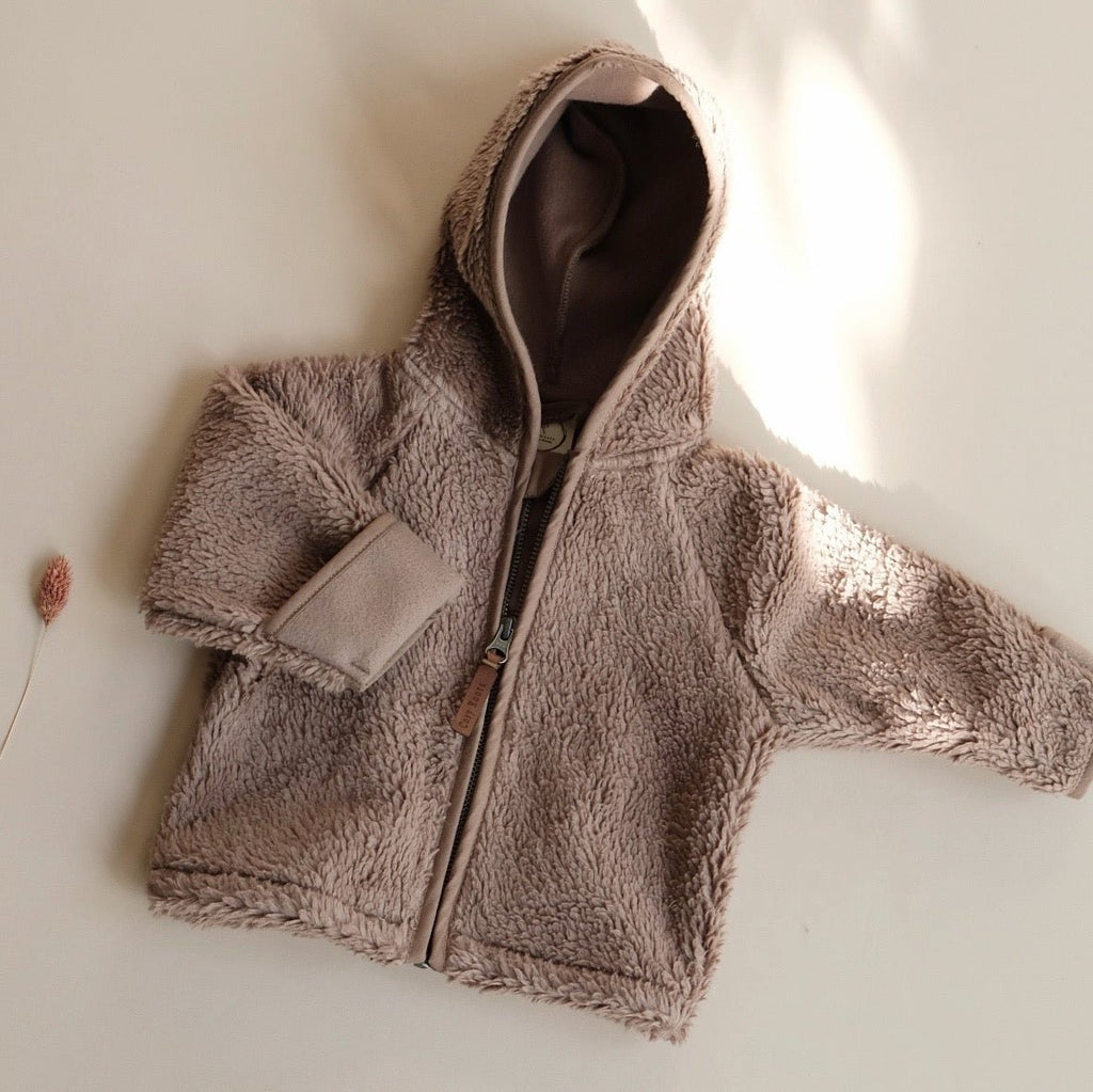 Organic Teddy Jacke - Mocha