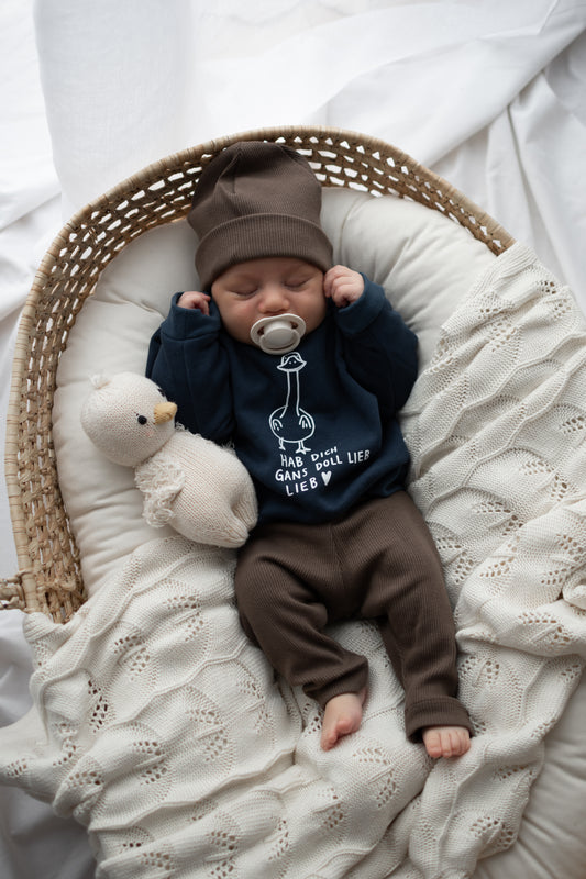 Sweater „Hab dich Gans doll lieb“ 🤎🪿