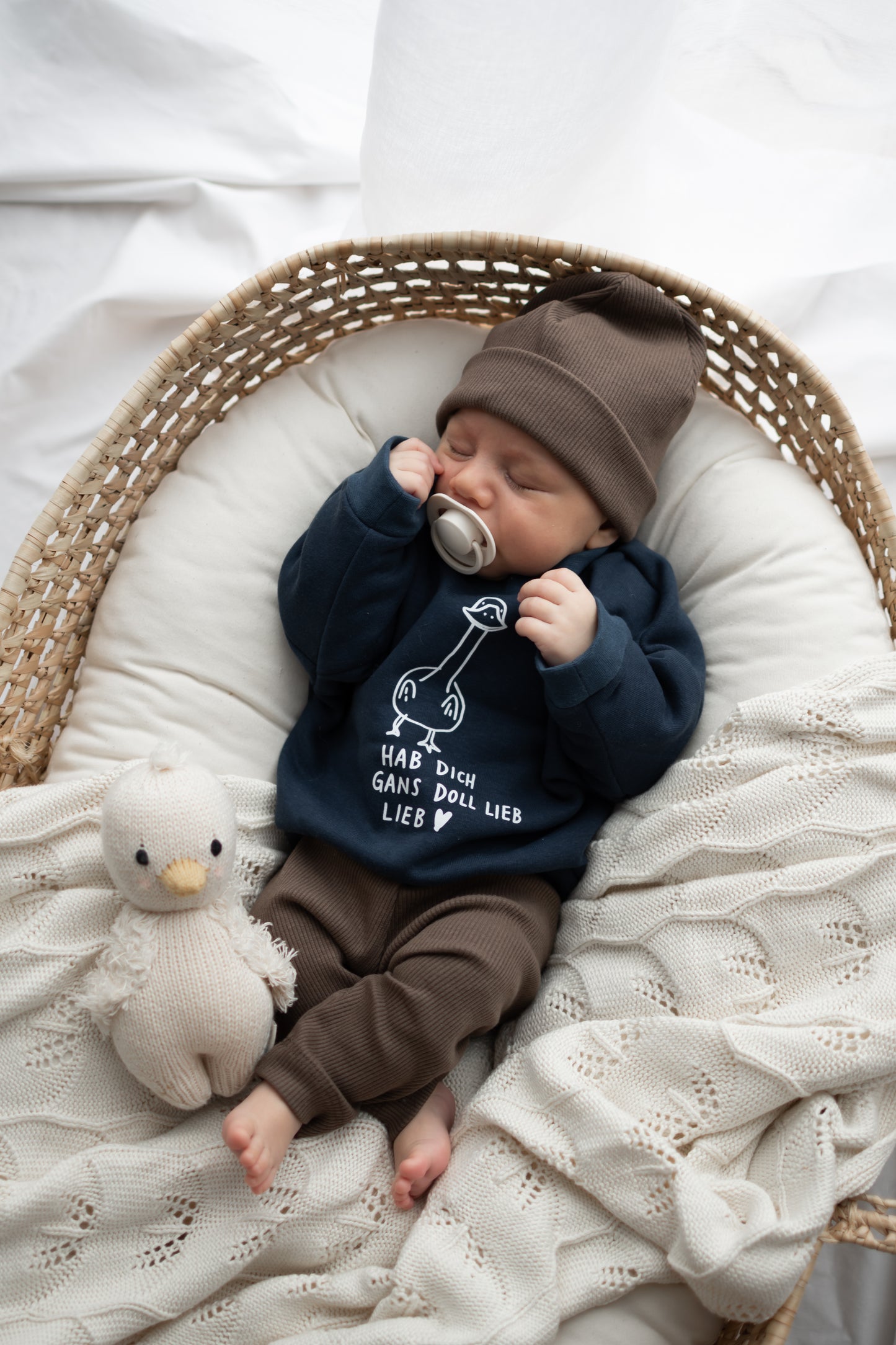 Sweater „Hab dich Gans doll lieb“ 🤎🪿