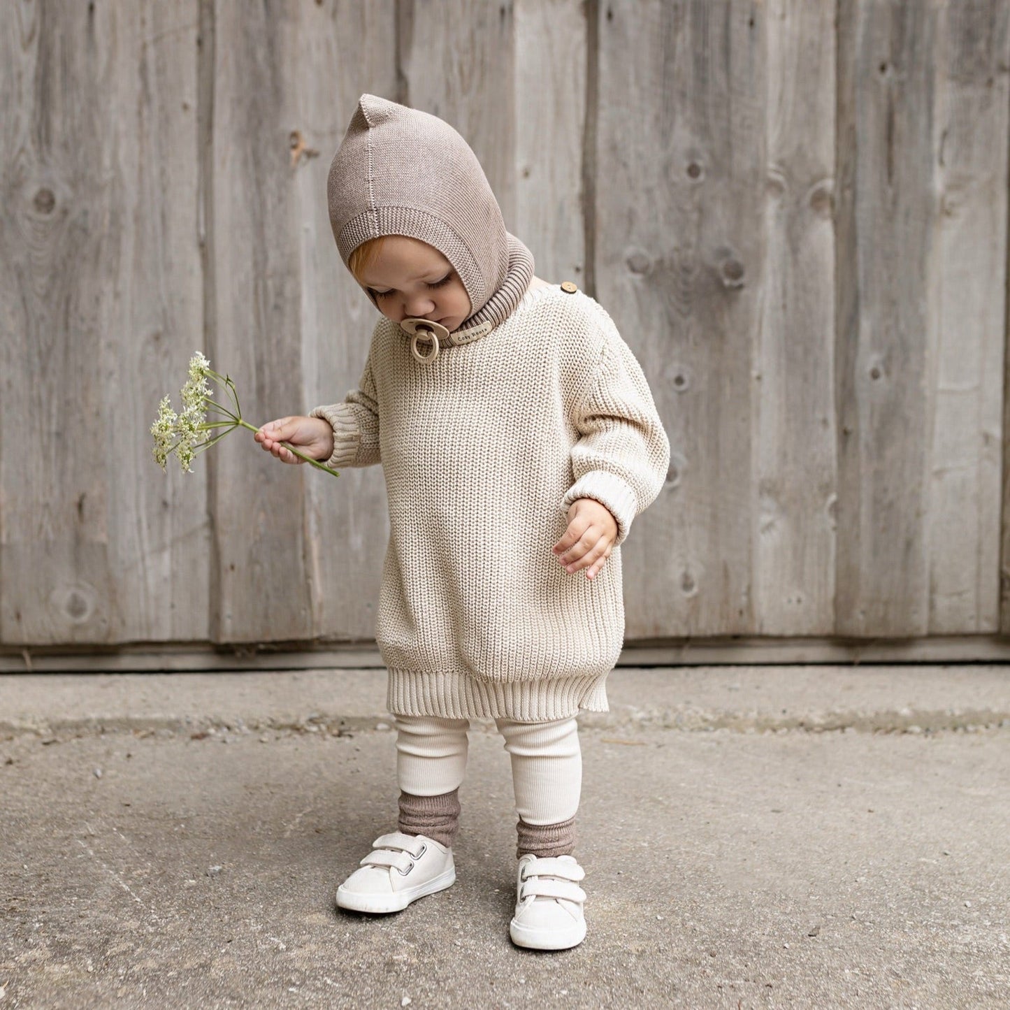 Organic Knit Balaclava - Caramel 🤎