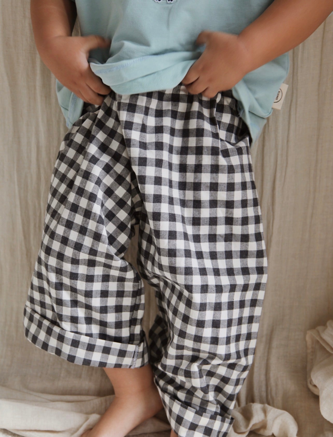 Luftige Sommerhose aus Baumwolle/Musselin