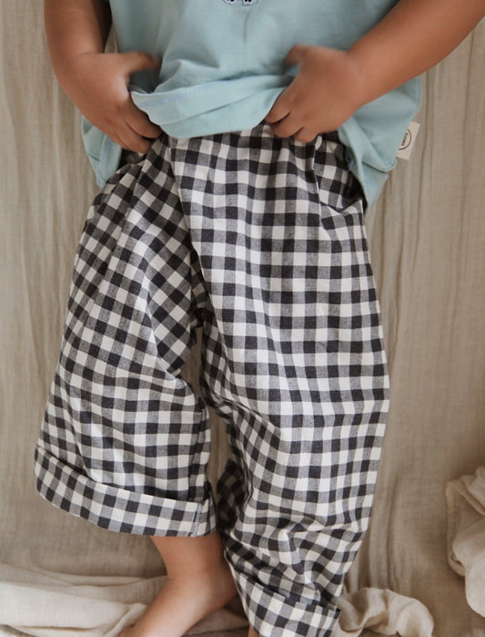 Luftige Sommerhose aus Baumwolle/Musselin