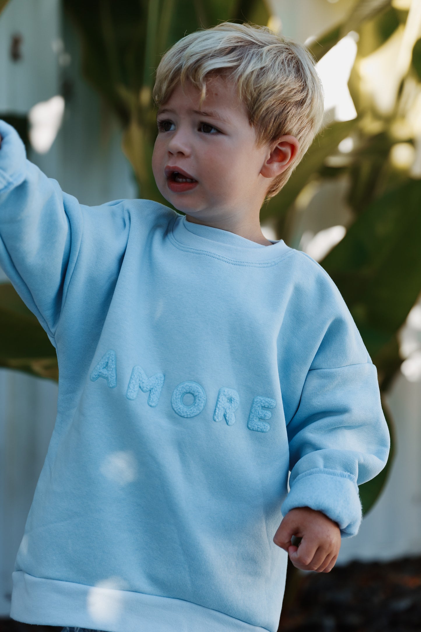 Oversized Sweater, wahlweise mit Patch