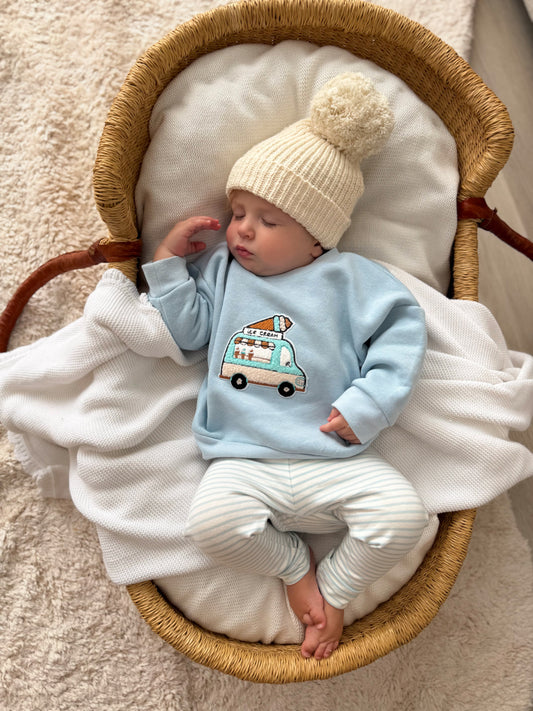 Oversized Sweater, wahlweise mit Patch